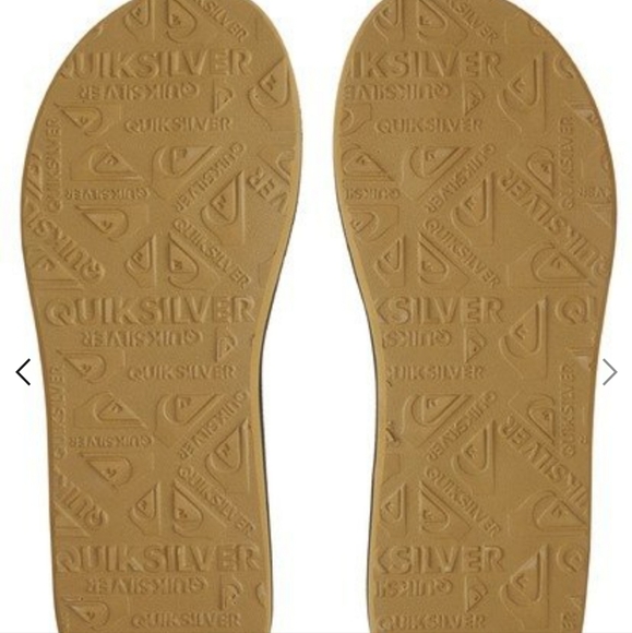 Quicksilver Carver Mens Sandals FlipFlops Size 11 New - Picture 3 of 6